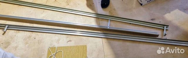 Карнизы для штор,двухрядный алюминиевый профиль