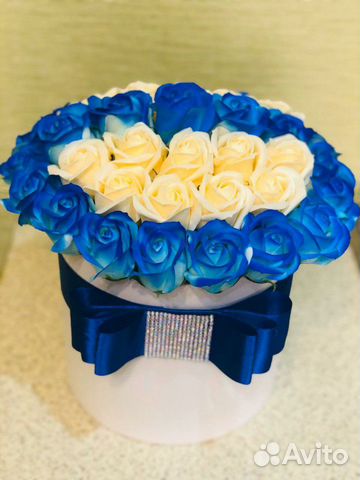 Букет из мыльных роз