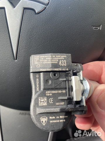 Датчик давления в шинах tesla комплект