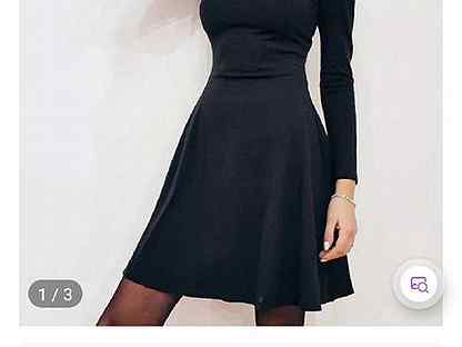 Платье чёрное 40 размер