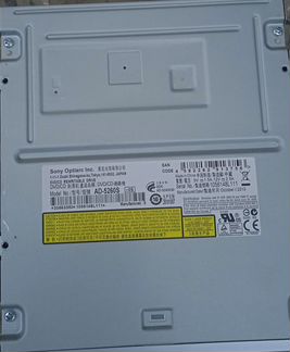 Привод пишущий DVD-RW sony SATA