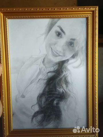 Портрет по фото карандашом