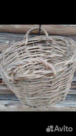 Корзина плетеная большая