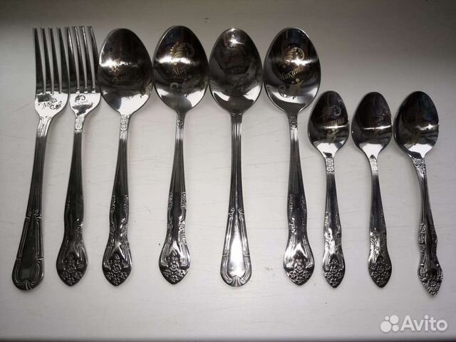 Именные ложки и вилки