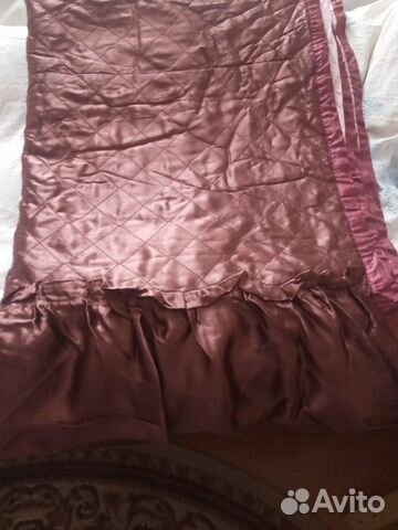 Покрывало на двухспальную кровать с рюшами