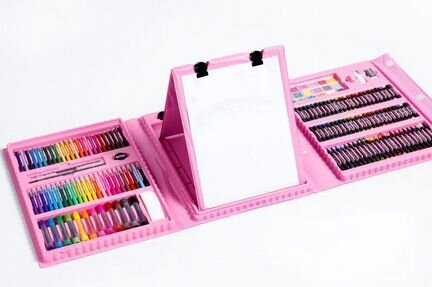 Набор художника с мольбертом 208 предметов