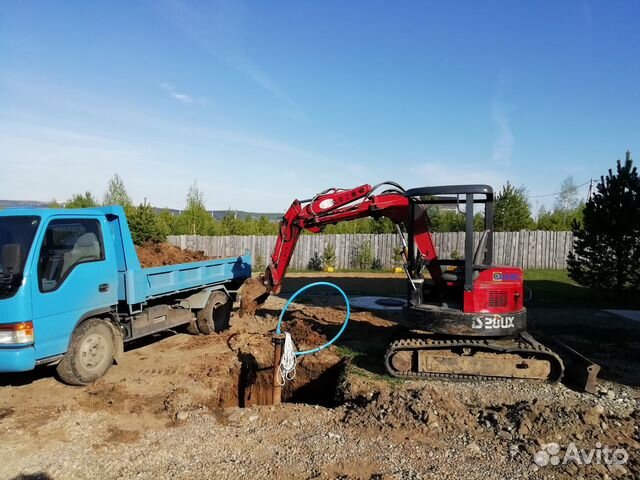 Услуги мини экскаватора в Иркутске | Услуги | Авито