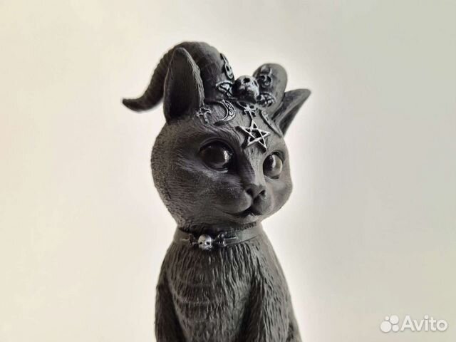 Кот - дьяволенок статуэтка