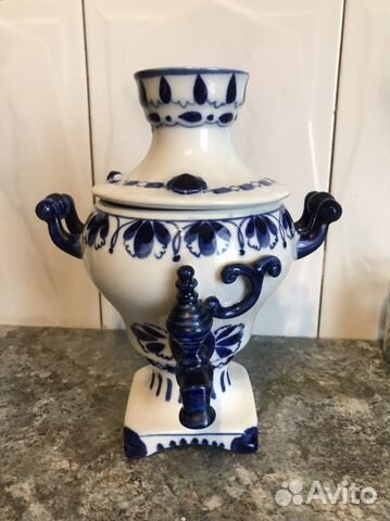 Самовар гжель