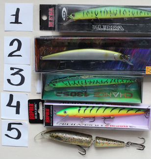 Воблеры- Kosadaka,TsuYoki,Rapala,DUO,Strike