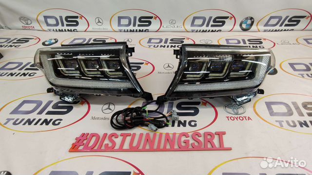 Фары Land Cruiser 200 2008-2015г Стиль LC300