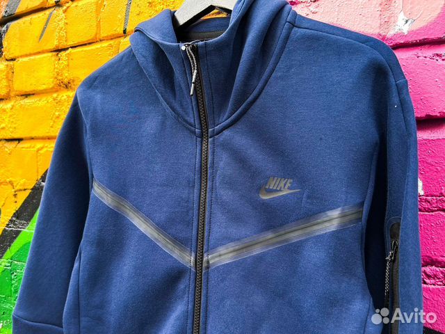 Nike Tech Fleece Jacket Dark Blue