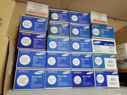 Оригинальные картриджи Samsung / Xerox / HP