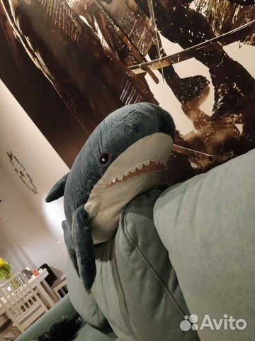 Плюшевая акула из IKEA
