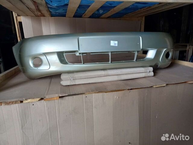Бампер передний LADA Kalina.Цвет Дыня.Новый