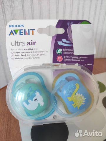 Пустышки avent новые 18 месяцев+
