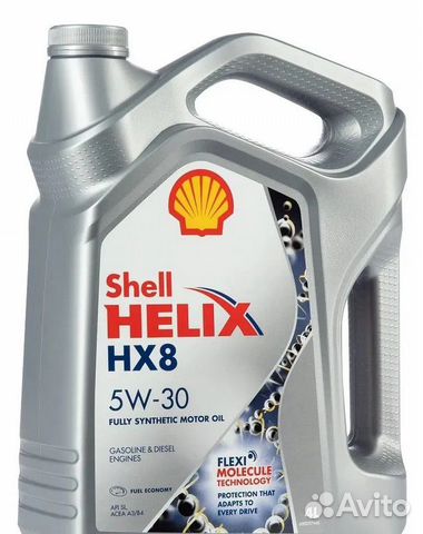 Моторное масло Shell helix HX8 synthetic 5W-30