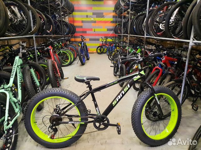 Фэтбайк велосипед на спицах зимний