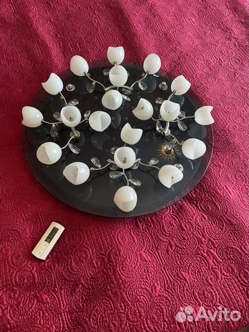 Люстра потолочная светодиодная с пультом