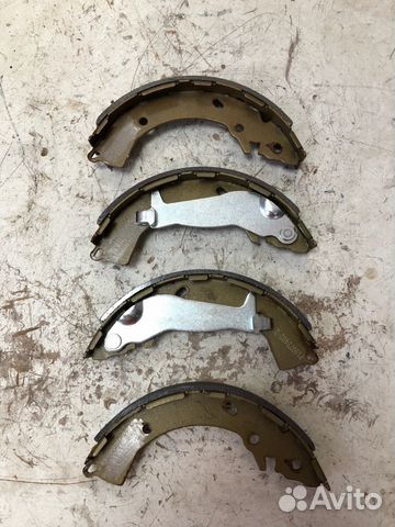 Колодки тормозные задние барабанные Салярис Рио