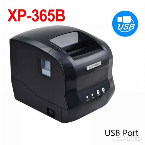 Термопринтер для этикеток Xprinter XP-365B новый