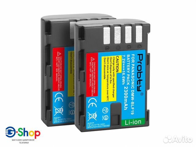 Аккумулятор на Panasonic GH3/GH4/GH5 DMW-BLF19(E)