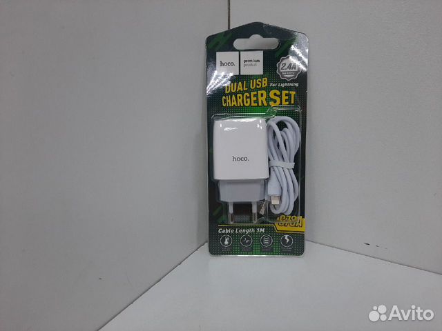 Сетевое зарядное устройство hoco Сетевое C73A Glor