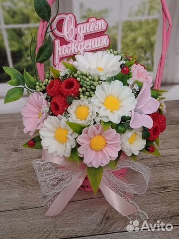 Букет цветов из мыла