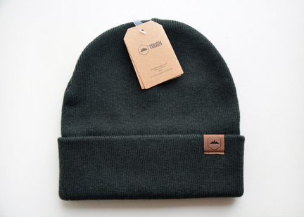 Шапка Merino Wool шерстяная темно-зеленая