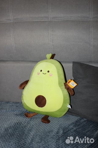 Авокадо мягкая игрушка / подушка детская, подарок