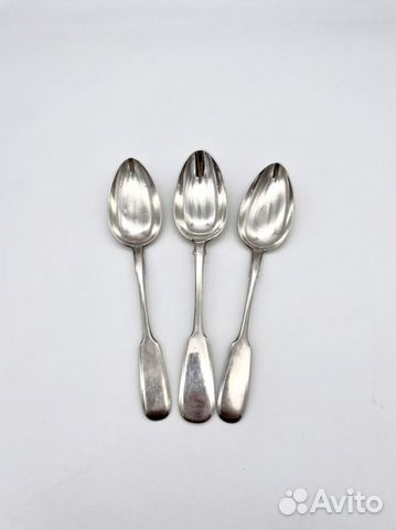 Столовые ложки 3 шт. Серебро 84 проба