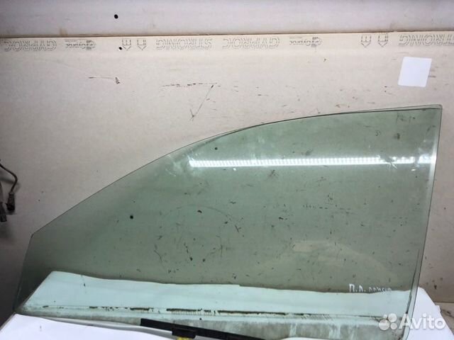 Стекло двери переднее левое Mitsubishi Lancer 9