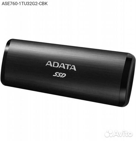 Внешний диск SSD adata SE760 1TB Mini USB 3.2 Чёрн