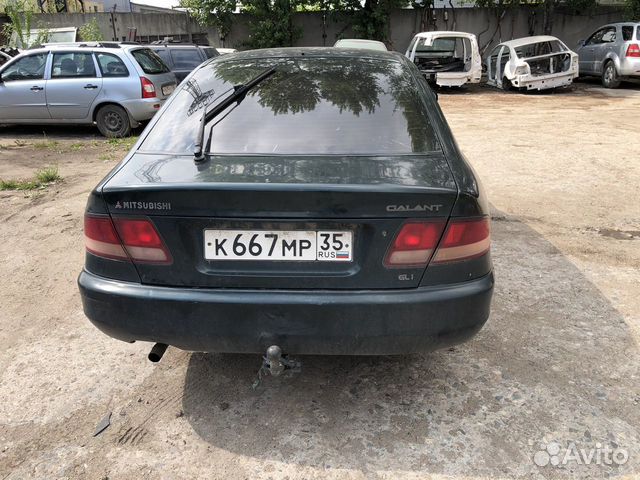 Дверь багажника со стеклом mitsubishi galant