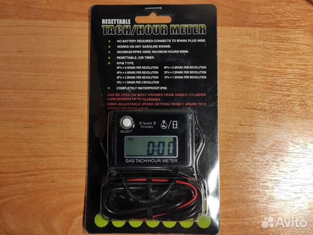 Универсальный тахометр и счётчик моточасов