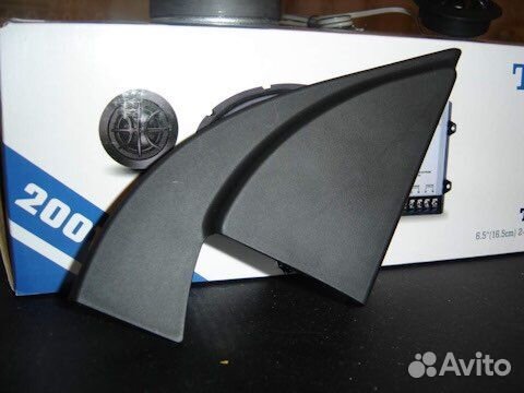 Заглушки под твиттеры в двери для Kia rio 4