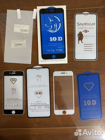 Защитные стекла iPhone и Apple Watch