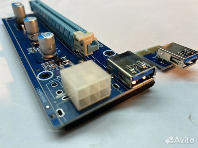 Райзер 6pin Riser pci-e x16 usb - 60см
