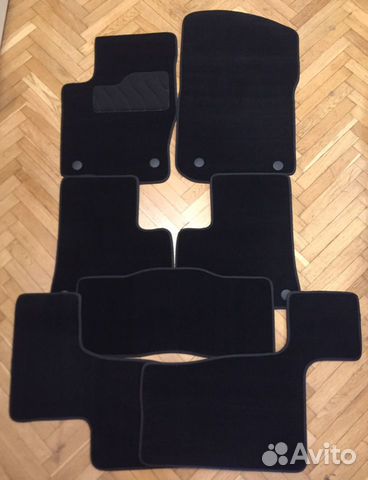 Коврики Мерседес GL X166 3-х рядные велюр новые