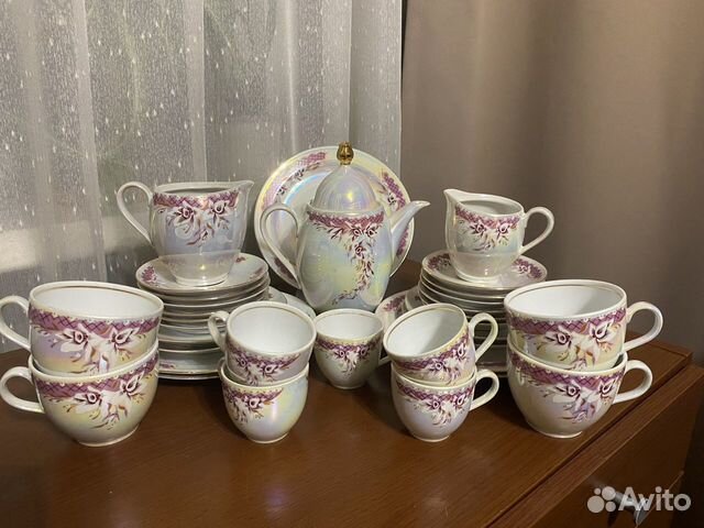 Сервиз чайный и чайно кофейный.гдр.германия