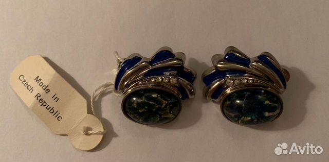 Винтажные серьги и клипсы СССР