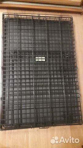 Клетка для собак midwest icrate 2 двери 106х71х76