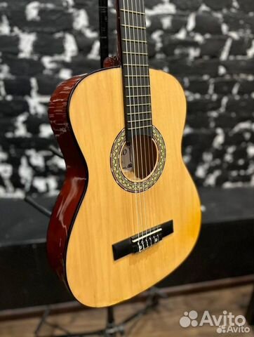 Гитара 3/4 с чехлом