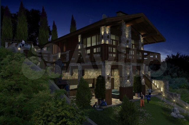 Коттедж 185 м² на участке 6,4 сот.