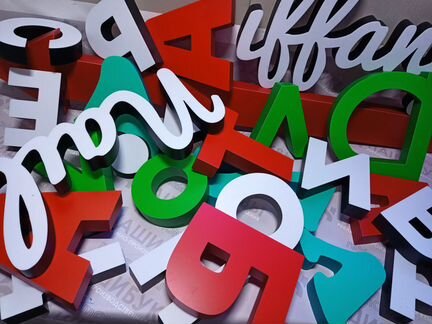 Световые буквы. Вывески. Наружная реклама