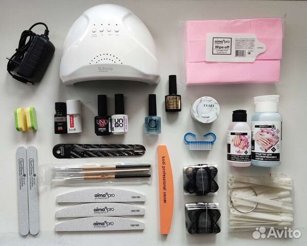 Стартовый набор для наращивания и покрытия ногтей