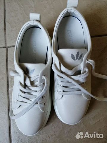 Кеды белые, женские