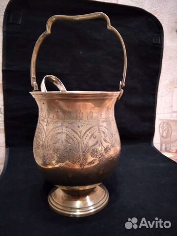 Ведро для шампанского, щипцы для льда