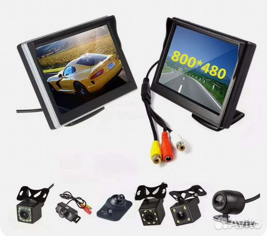 Монитор для камеры заднего вида. 5 Дюймов