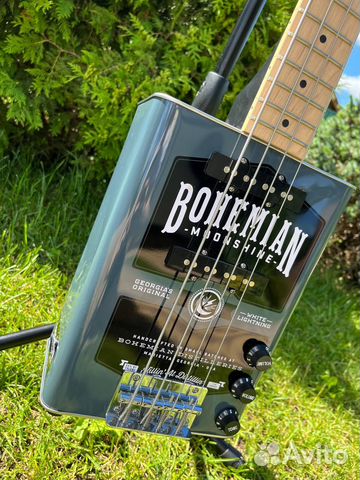 Полуакустическая Басс гитара Bohemain Oil Can Bass